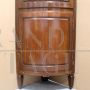 Antique rounded corner cupboard from the Louis XVI period, 18th century