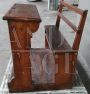 Antique 1930s school desk with bench