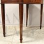 Antique Empire desk, side table or console in walnut and cherry, 19th century Italy