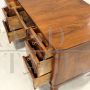 Antique Louis Philippe desk in walnut with large drawers, 19th century Italy