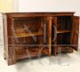 Antique walnut sideboard with 4 doors, Italy 18th century