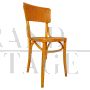 Set of 6 1950s bent beech bistro chairs