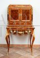 Antique Bonheur du Jour Napoleon III desk in fine exotic woods