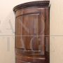 Antique rounded corner cupboard from the Louis XVI period, 18th century