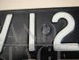 Vintage Vicenza VI25 car license plate