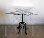 Vintage wrought iron bistrot table structure, 1960s