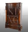 Antique Louis Philippe secretaire in fine exotic wood with maple interior