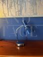 1970s desk lamp in blue lacquered metal