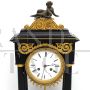 Antique pendulum clock from the Directoire period in gilded bronze and marble