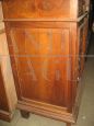 Antique cupboard with glass doors, early 20th century