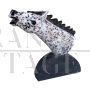 Murano glass horse head sculpture attributed to Alessandro Barbaro