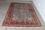 Sumptuous vintage Persian Isfahan carpet in extra fine wool, 210 x 55 cm   