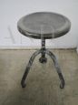 Industrial iron stool from the 1980s