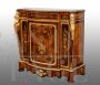 Antique French Napoleon III sideboard rich in inlays and bronze friezes