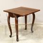 Small antique console folding table with central inlay, Italy '700 - Louis XV