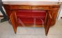 Antique four-door sideboard in walnut with a rounded shape, 19th century