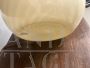 Cream colored Murano glass mushroom lamp, 1970s