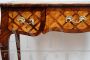 Antique French Napoleon III desk in precious exotic woods