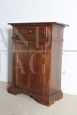 Antique Umbrian small sideboard cabinet from the mid-18th century in walnut