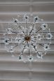 Large antique crystal chandelier from the early 20th century