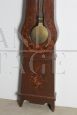 Antique painted grandfather clock from the mid-19th century