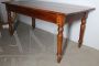 Antique rustic table in solid walnut from Italy 1850s - Louis Philippe period   