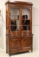 Antique Italian Louis Philippe era buffet & hutch in walnut