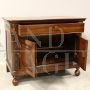 Antique Capuchin Louis Philippe sideboard in carved walnut, Italy 19th century