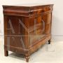 Antique Louis Philippe capuchin chest of drawers in walnut, Emilia - Italy 19th century