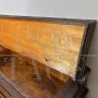 Antique Tuscan kneeler from 1750 with cabinet compartment