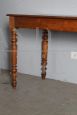 Large antique Louis Philippe table in cherry wood, mid-19th century