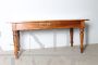 Antique rustic table in solid walnut from Italy 1850s - Louis Philippe period     