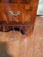 Small Secretaire Napoleon III with bronzes and red marble top