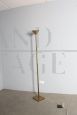 Vintage golden brass floor lamp, Italy 1970s