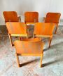 Set of six chairs designed by Tobia Scarpa for Molteni, 1970s