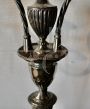 Antique silver metal candelabra