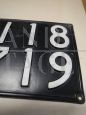 Vicenza Italian vintage car license plate