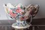 Antique large ceramic centerpiece vase by Antonibon, Bassano