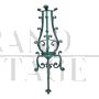 Wrought iron vase holder pedestal