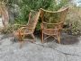 Pair of wicker armchairs from the 1950s