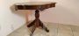 Antique violin top table from the Louis Philippe era in walnut wood