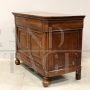 Antique Louis Philippe Capuchin sideboard in carved walnut, Italy 19th century