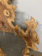 Antique baroque style gold leaf mirror, 18th century