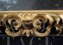 Antique Florentine mirror with large gilded and carved wooden frame