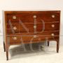 Antique Directoire period dresser in walnut, Italy 18th century