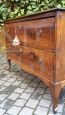 Antique Louis XV small chest of drawers with two drawers