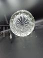 Vintage 60s ice bucket in rostrated crystal