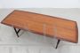 Vintage Scandinavian Ilse Möbel coffee table in teak wood, 1950s