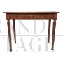 Antique wooden game table with drawer