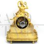 Antique clock from the Directoire period with Psyche in gilded bronze, 18th century France